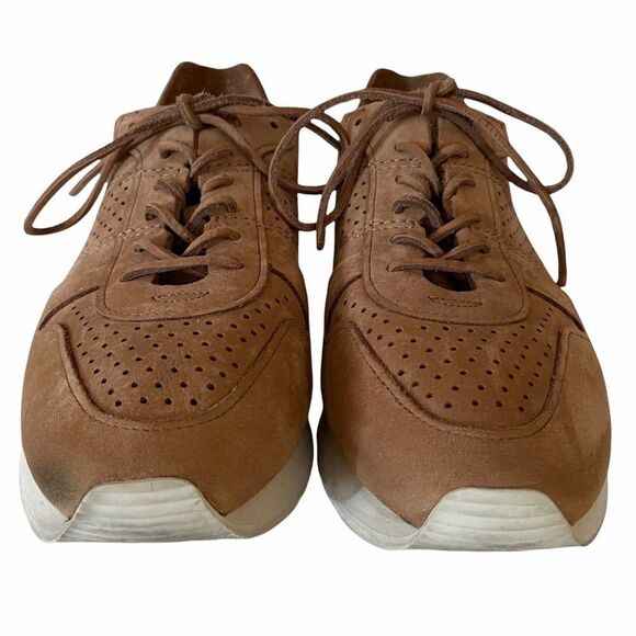 Frye Leather Keith Runner Sneakers Tan Size 11 - Picture 2 of 8